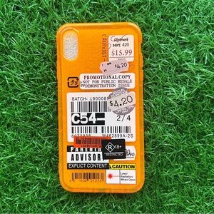 ⚠️Clearance iPhone XS Max Orange Patchwork Phone Case